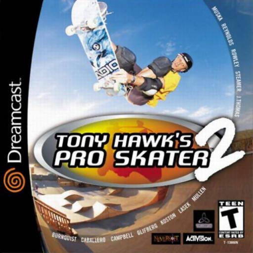 Tony Hawk 2 box art for Sega Dreamcast